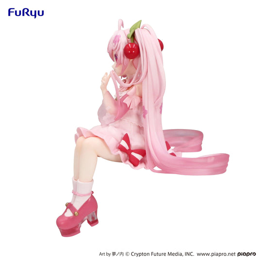 Hatsune Miku - Hatsune Miku Noodle Stopper Prize Figure (Sakura Miku 2025 Ver.) Art toy FuRyu