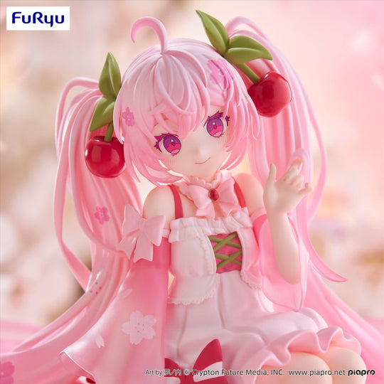Hatsune Miku - Hatsune Miku Noodle Stopper Prize Figure (Sakura Miku 2025 Ver.) Art toy FuRyu