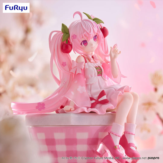 Hatsune Miku - Hatsune Miku Noodle Stopper Prize Figure (Sakura Miku 2025 Ver.) Art toy FuRyu