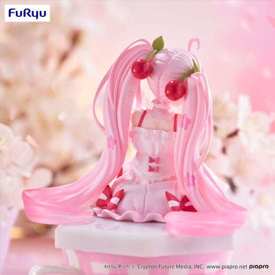 Hatsune Miku - Hatsune Miku Noodle Stopper Prize Figure (Sakura Miku 2025 Ver.) Art toy FuRyu
