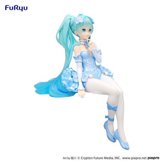 Hatsune Miku Noodle Stopper Prize Figure (Flower Fairy Nemophila Pail Blue Color Ver.) - Preorder Art toy FuRyu