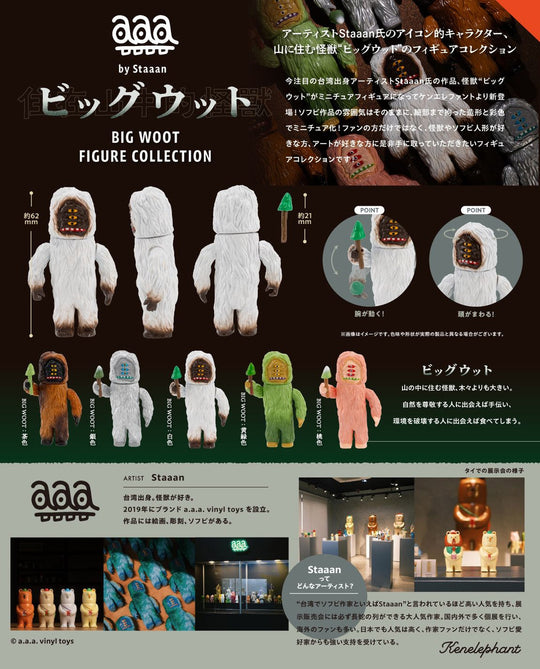 Big Wood: Mini Figure Collection - Preorder Blind Box Kenelephant