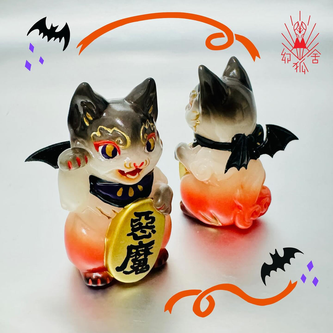 Devil Lucky Cat Sofubi MERRY GO ROUND X 幻狐舍 genkosha