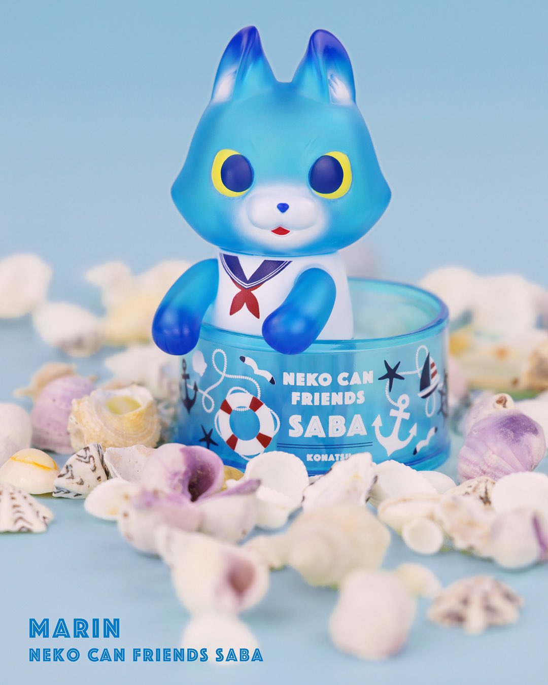 Can Cat Friends Saba Marine by Konatsu Sofubi FEWMANY