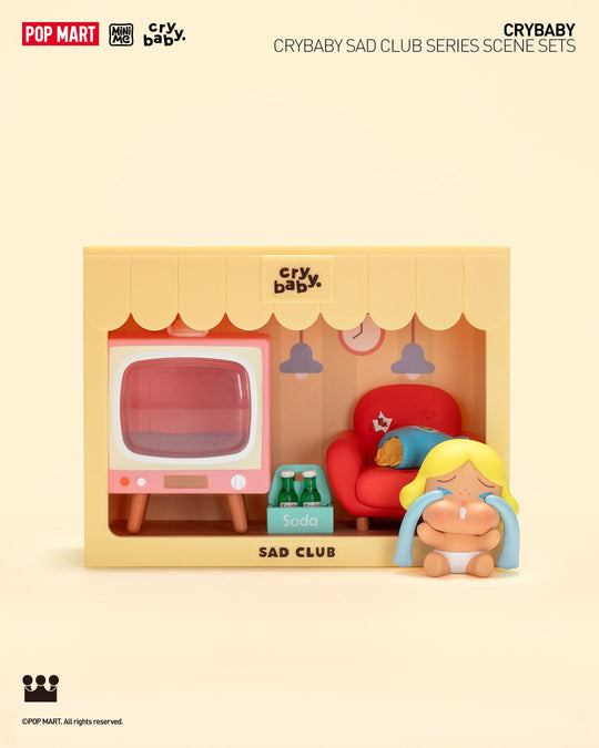 CRYBABY Sad Club Scenes Sets Series blind boxes POP MART