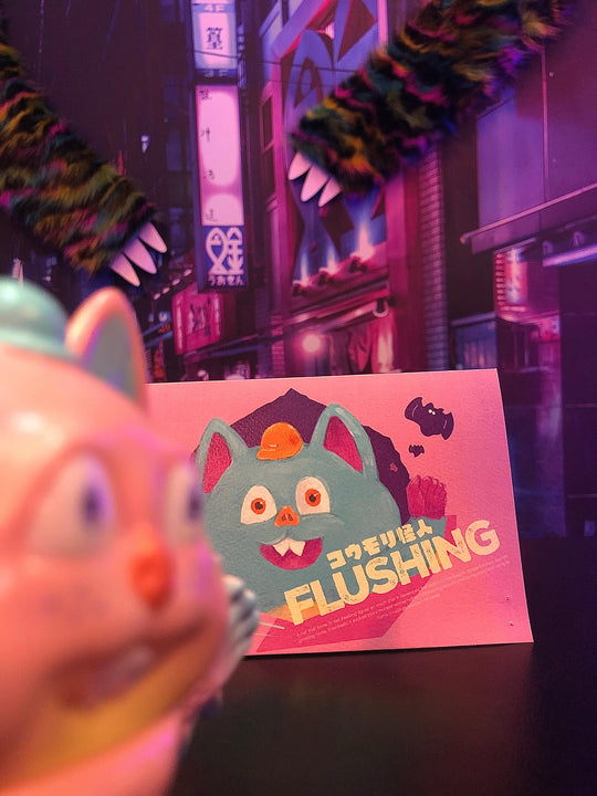 Flushing Pink Vampire Designer Toys momozaza