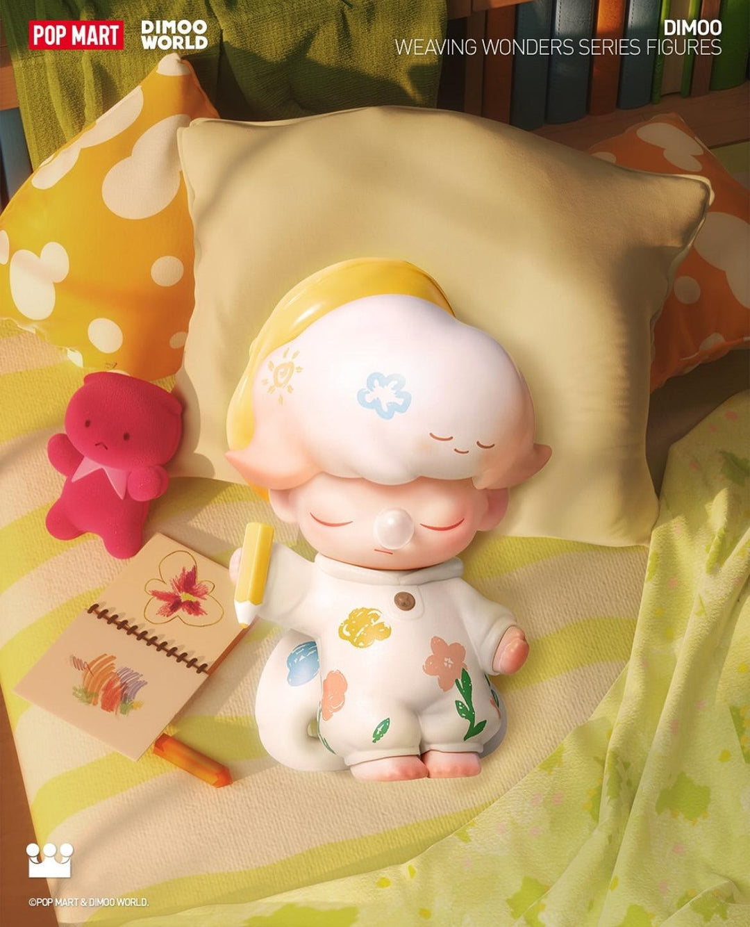 DIMOO Weaving Wonders Series Figures blind boxes POP MART x DIMOO WORLD