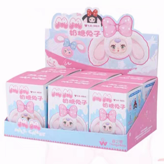MM Candy Bunny Plush Keychain Blind Box Blind Box Fetish Go