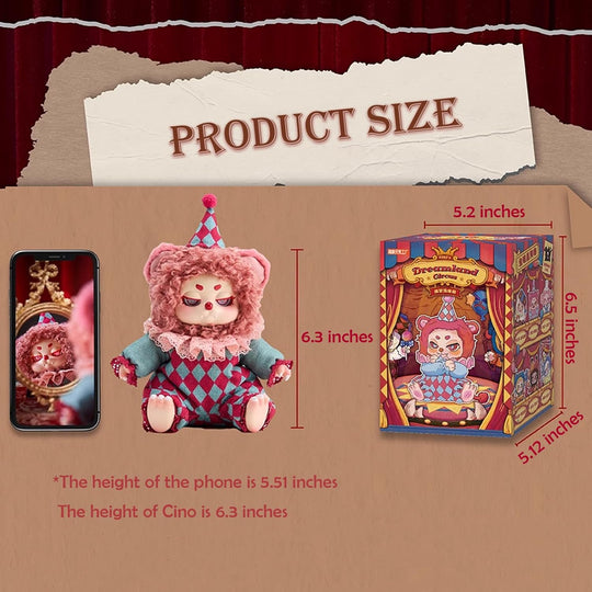 Cino Dreamland Circus Series Plush Blind Box Blind Box SIKOOPARK