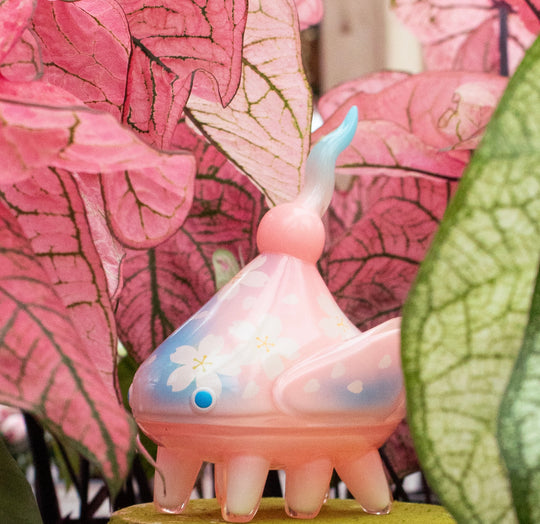 Sakura Sashimi by Hanamusic (Pink + Blue) Sofubi Hanamusic