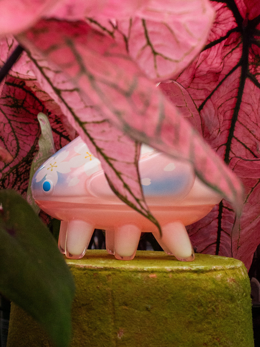 Sakura Sashimi by Hanamusic (Pink + Blue) Sofubi Hanamusic
