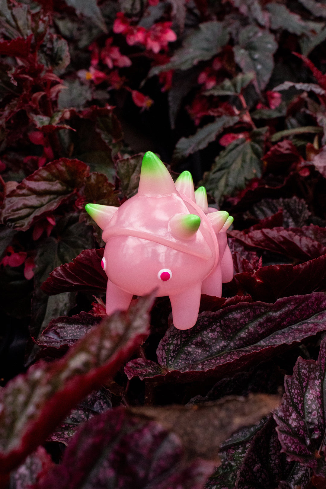 Tawashi by Hanamusic (Pink + Green) Sofubi Hanamusic