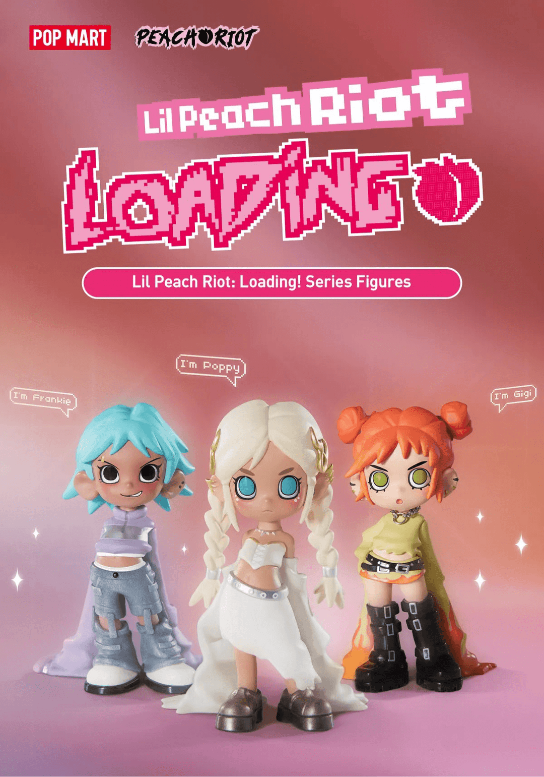 Lil Peach Riot: Loading Blind Box Series Blind Box POP MART x Libby