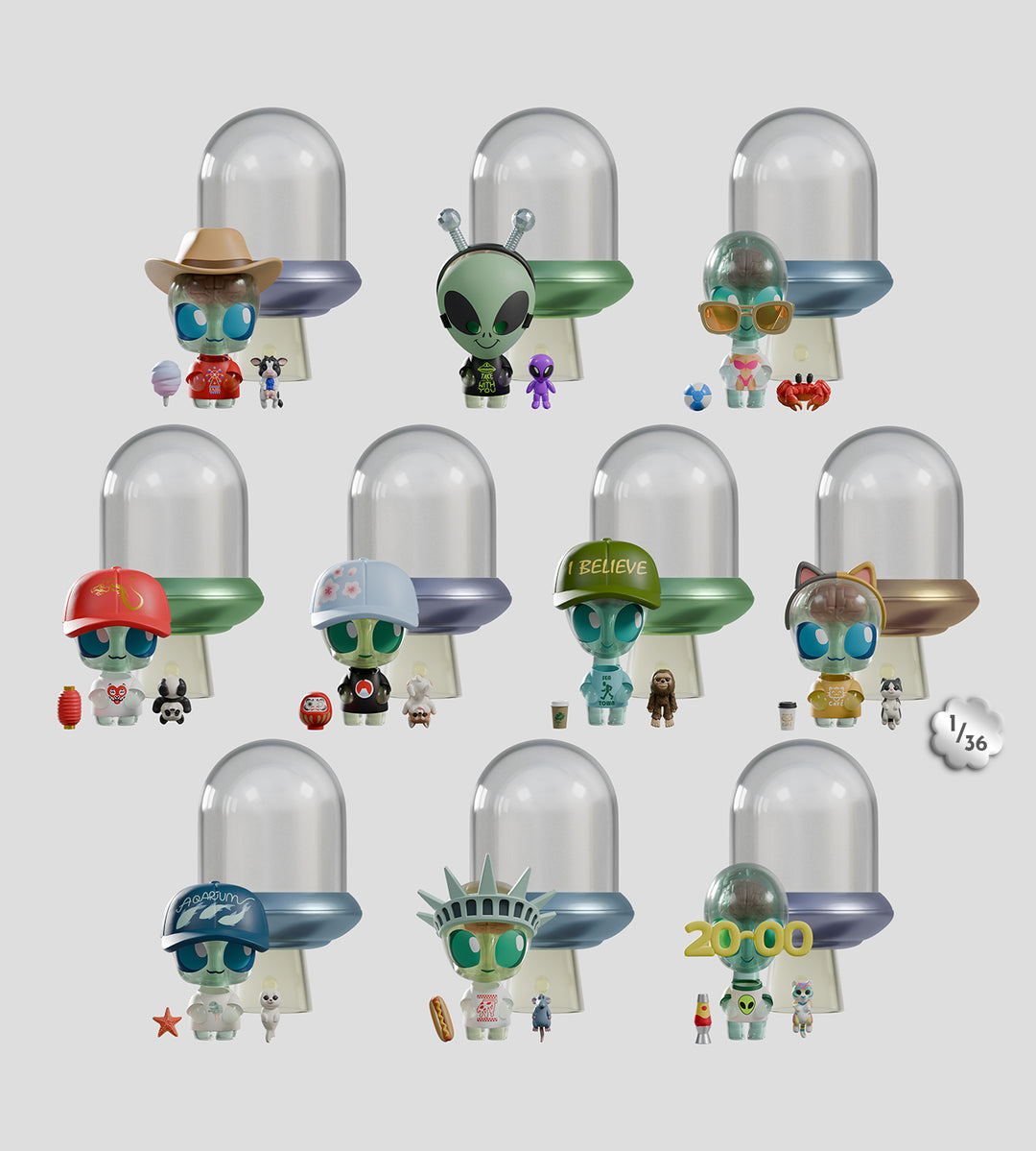 Abducted Blind Box Blind Box Kaleidos Creative