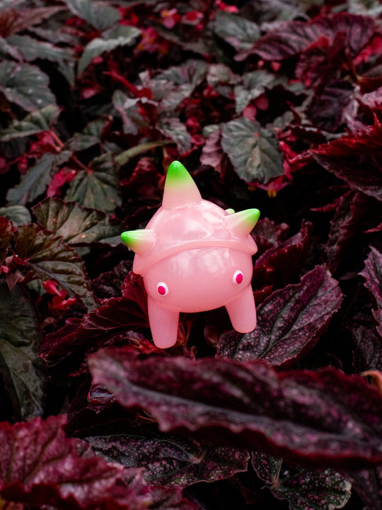 Tawashi by Hanamusic (Pink + Green) Sofubi Hanamusic