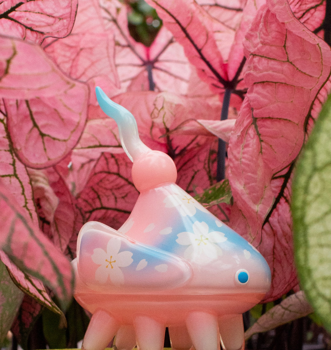 Sakura Sashimi by Hanamusic (Pink + Blue) Sofubi Hanamusic