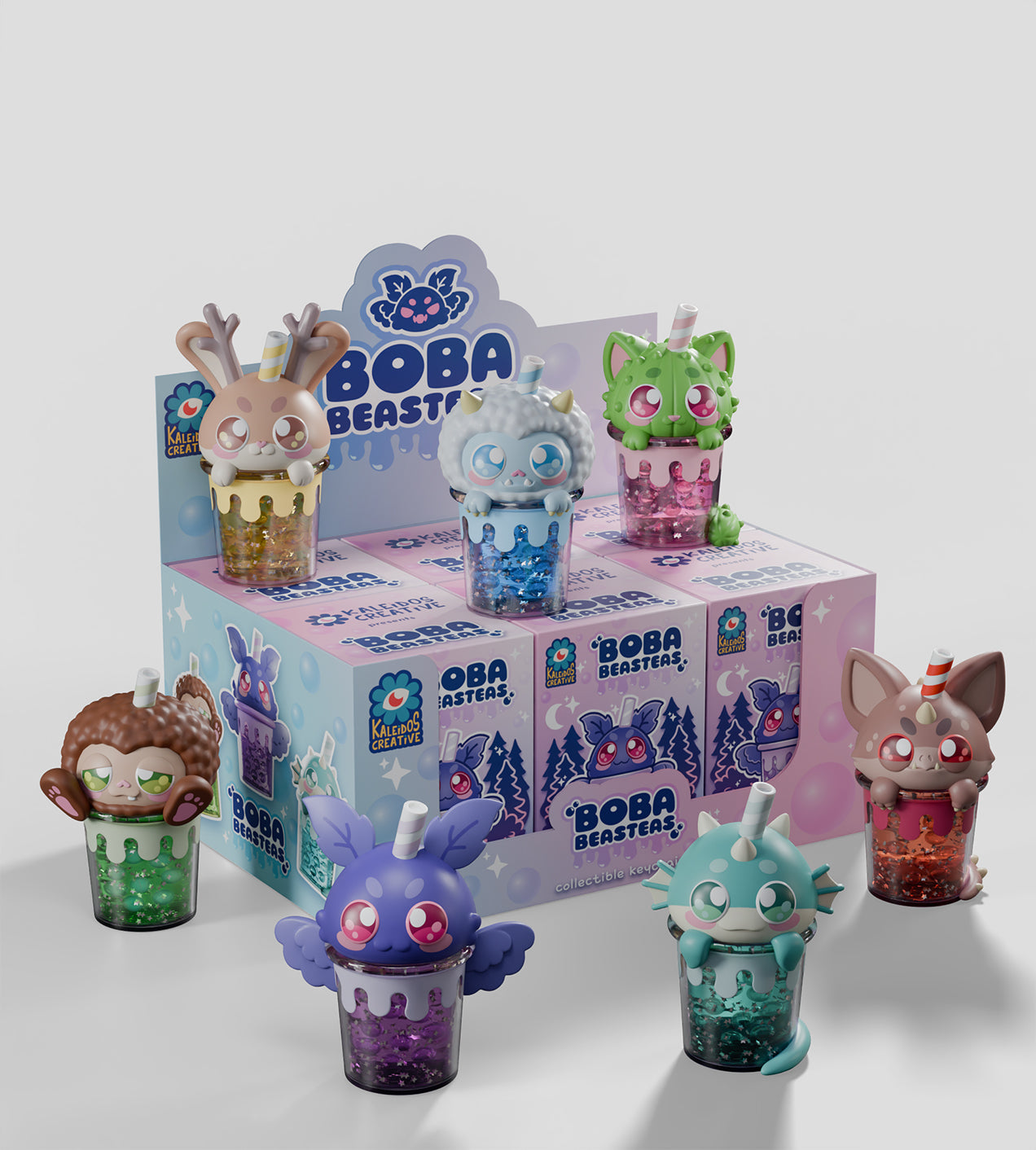 Boba Beasteas Blind Box Blind Box Kaleidos Creative