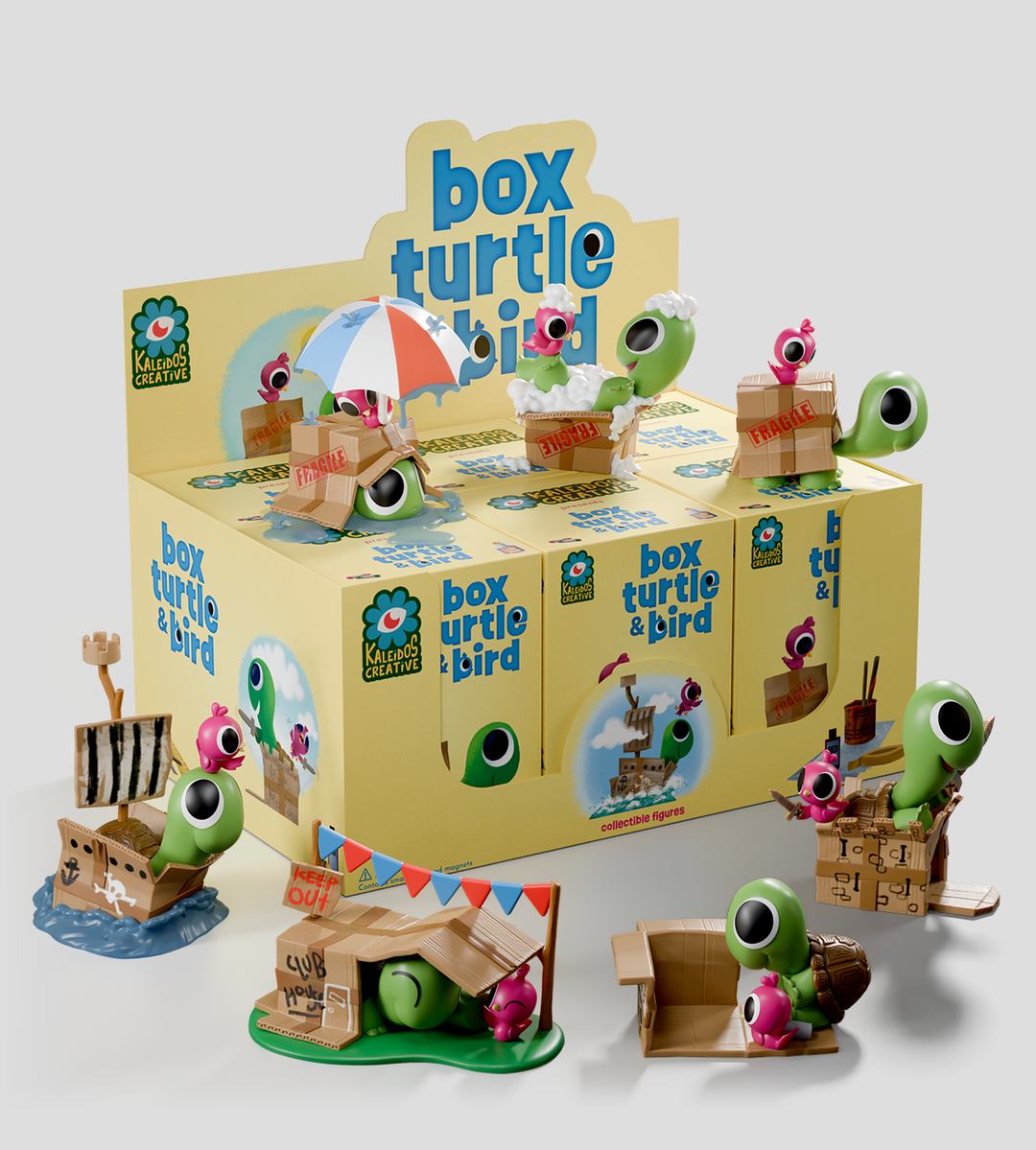 Box Turtle & Bird Blind Box Blind Box Kaleidos Creative