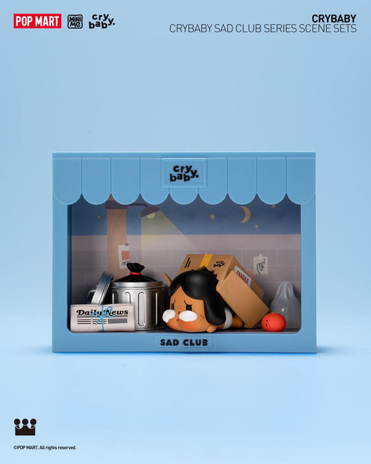 CRYBABY Sad Club Scenes Sets Series blind boxes POP MART