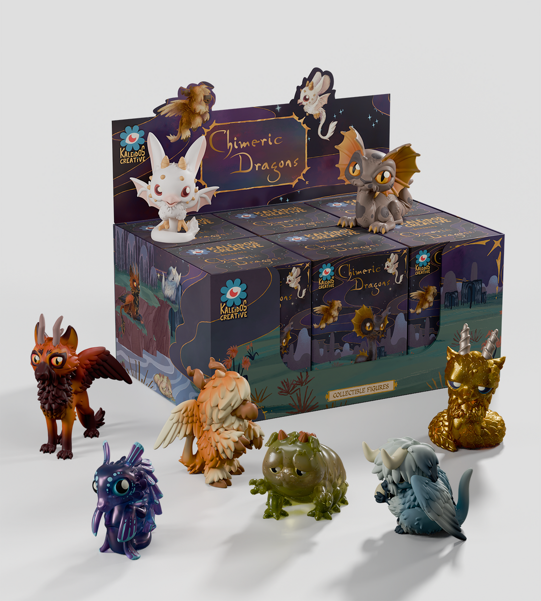 Chimeric Dragons Blind Box Blind Box Kaleidos Creative
