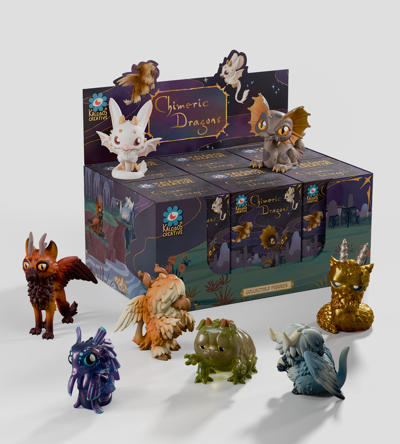 Chimeric Dragons Blind Box Blind Box Kaleidos Creative