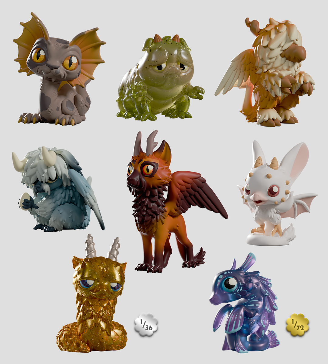 Chimeric Dragons Blind Box Blind Box Kaleidos Creative
