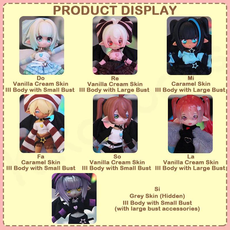 DoReMi Band Series BJD Blind Box - Preorder Blind Box UFDoll