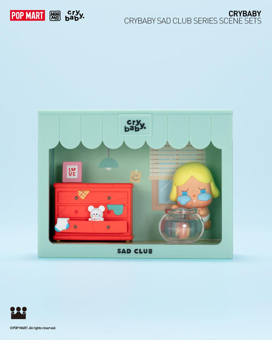 CRYBABY Sad Club Scenes Sets Series blind boxes POP MART