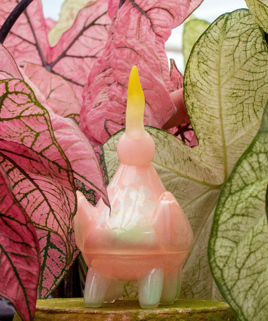 Sakura Sashimi by Hanamusic (Pink + Green) Sofubi Hanamusic