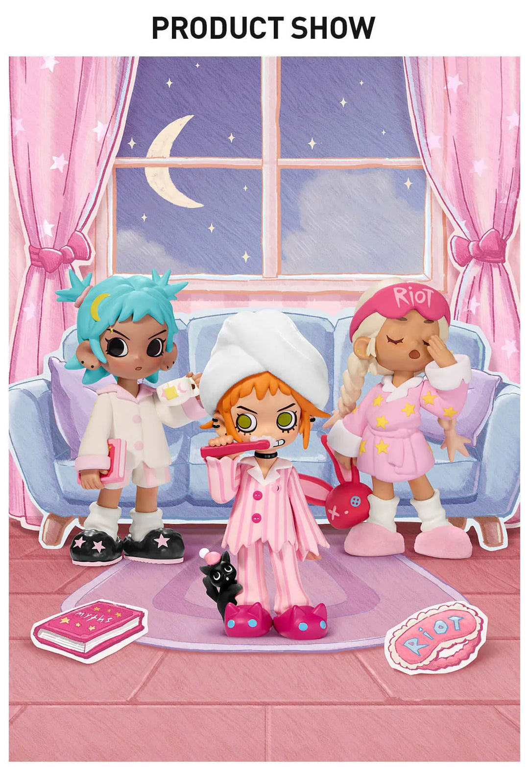 Lil’ Peach Riot Sleep Over Series Blind Box POP MART