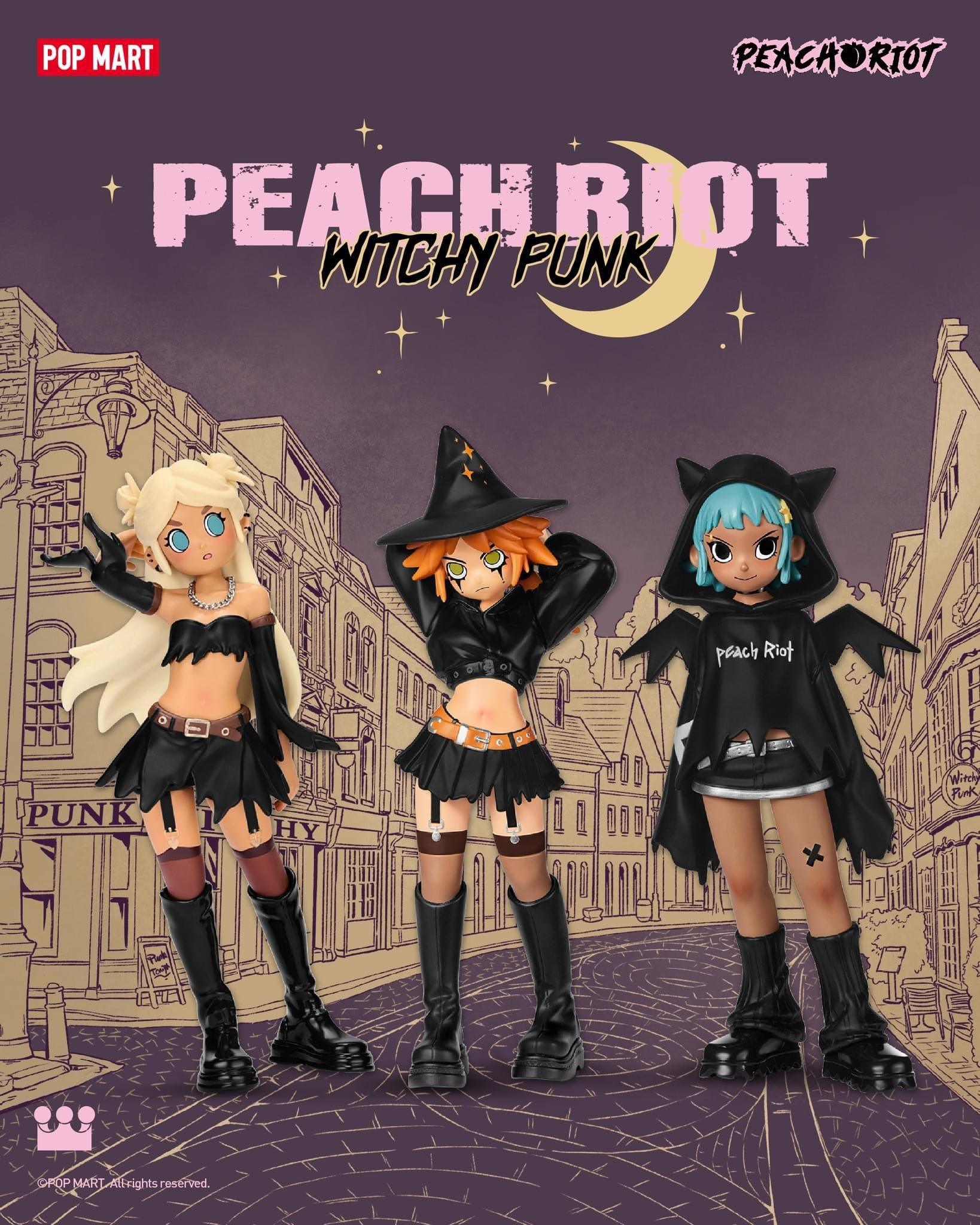 Peach Riot Witchy Punk Figures blind boxes POP MART x Libby