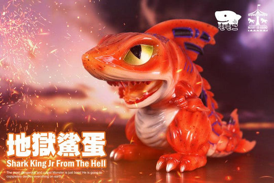 Shark King Jr. From The Hell - Lava Edition by Momoco Designer Art Toy Merry Go Round x Momoco