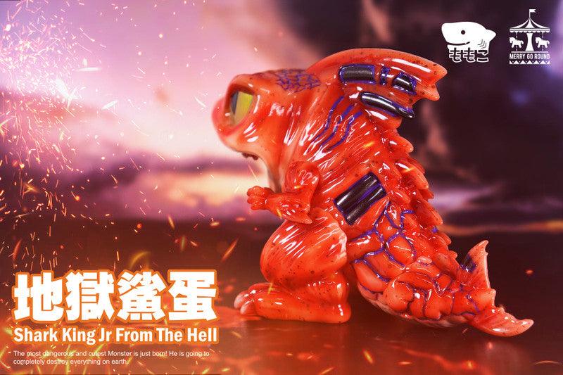 Shark King Jr. From The Hell - Lava Edition by Momoco Designer Art Toy Merry Go Round x Momoco