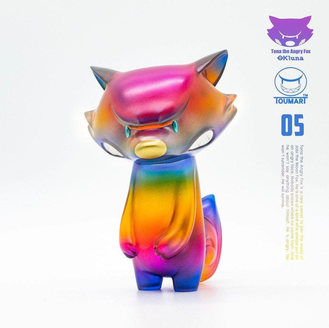 TONA the Angry Fox: Sunset by OKluna x TOUMA Designer Art Toy OKluna x TOUMA