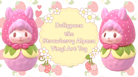 Dollypaca The Strawberry Alpaca by rinicake Bubble Wrapp Toys