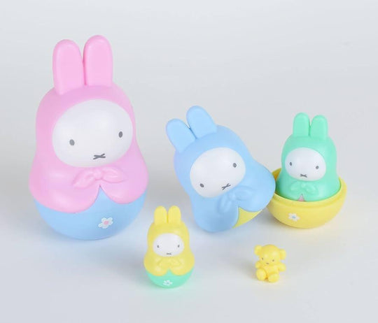 Pastel Miffy Nesting Dolls by Ensky Art toy Ensky