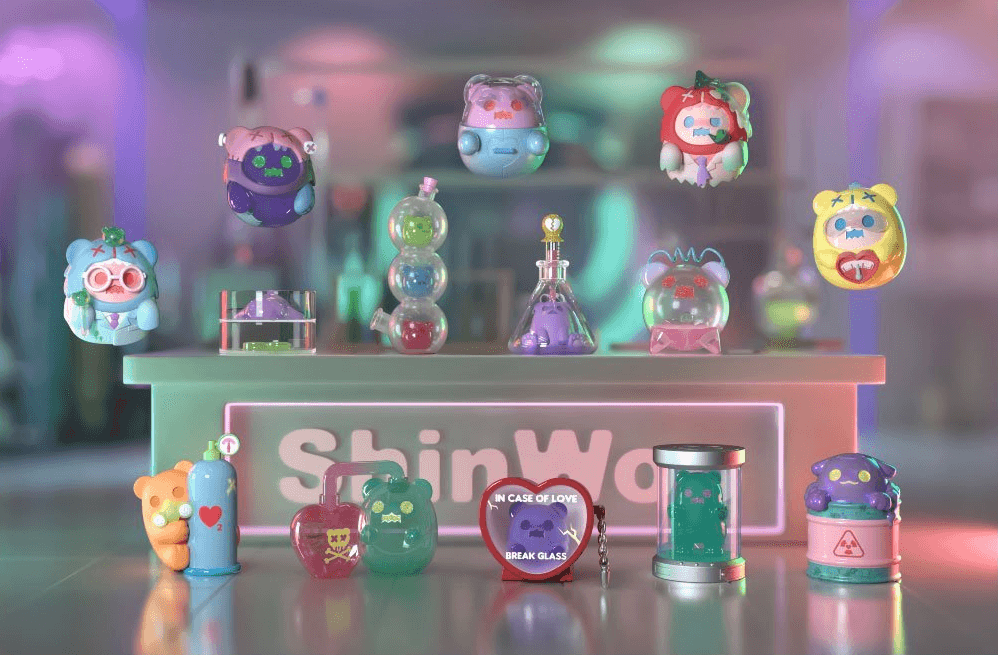 Lovesick Lab Series blind boxes Shin Woojung x F.UN