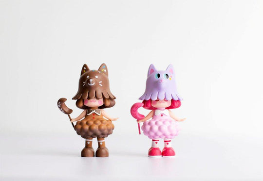 Pink Valentine Version Love Cat 99.9% by Sunny And Cloudy Weathershop Designer Art Toy LOFI Collective x Xinghui Creations