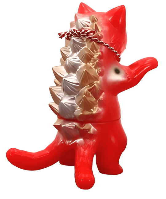 Negora Red Lucky Cat by Konatsu Sofubi FEWMANY