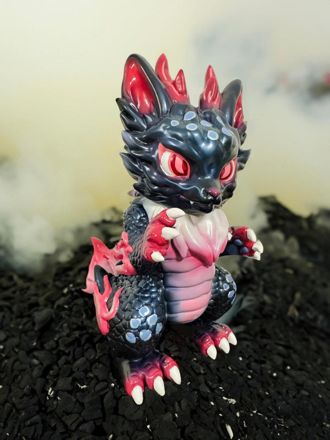 Pink Flame Dragon Sofubi MERRY GO ROUND X 幻狐舍 genkosha