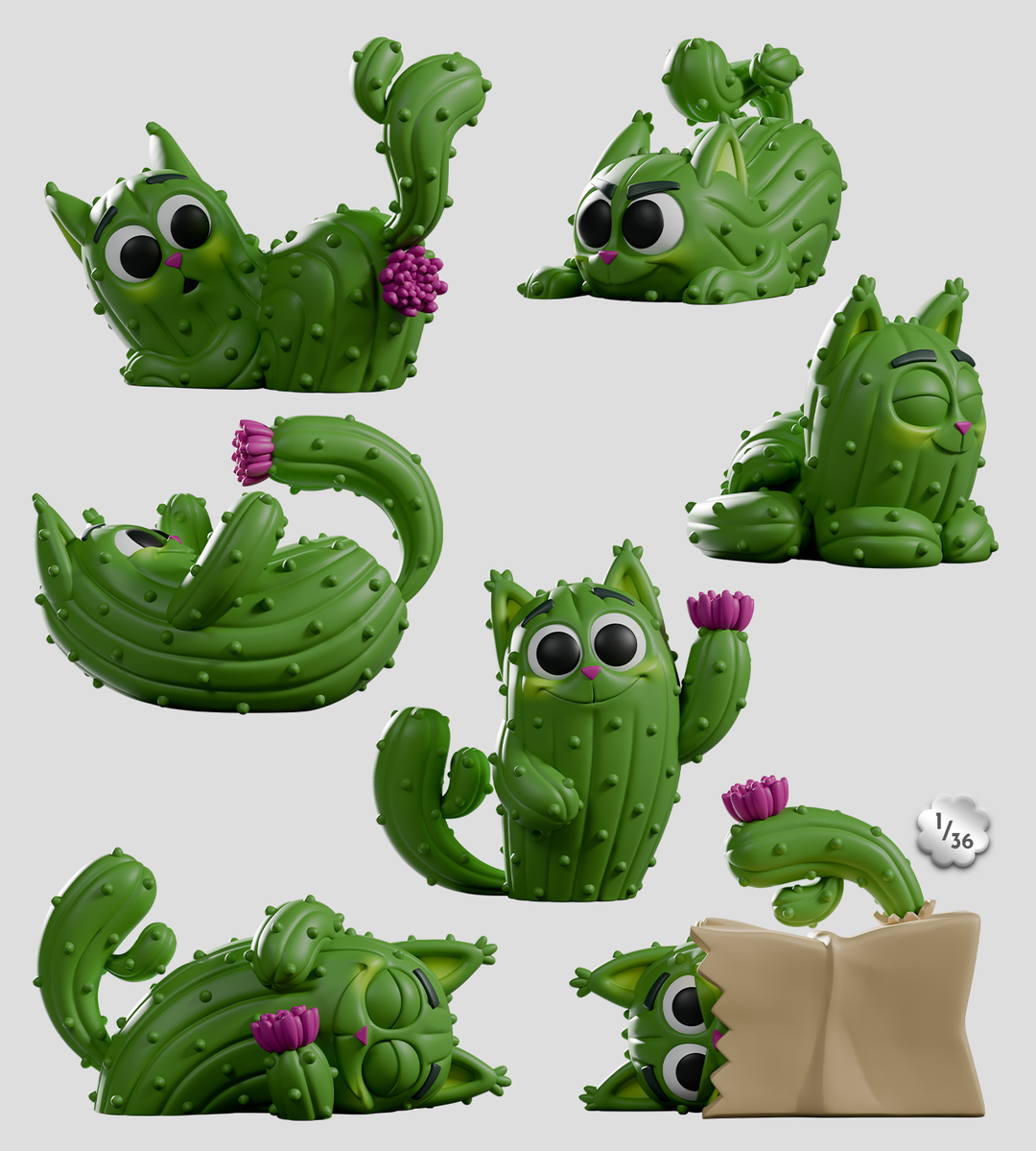 Pricklepuss Blind Box Blind Box Kaleidos Creative