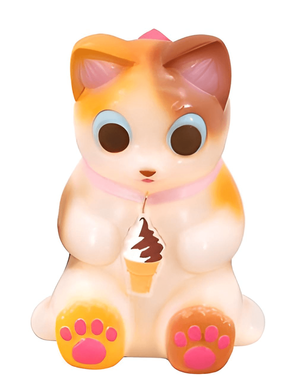 Sitting Negora Soft Ice Cream by Konatsu Sofubi FEWMANY