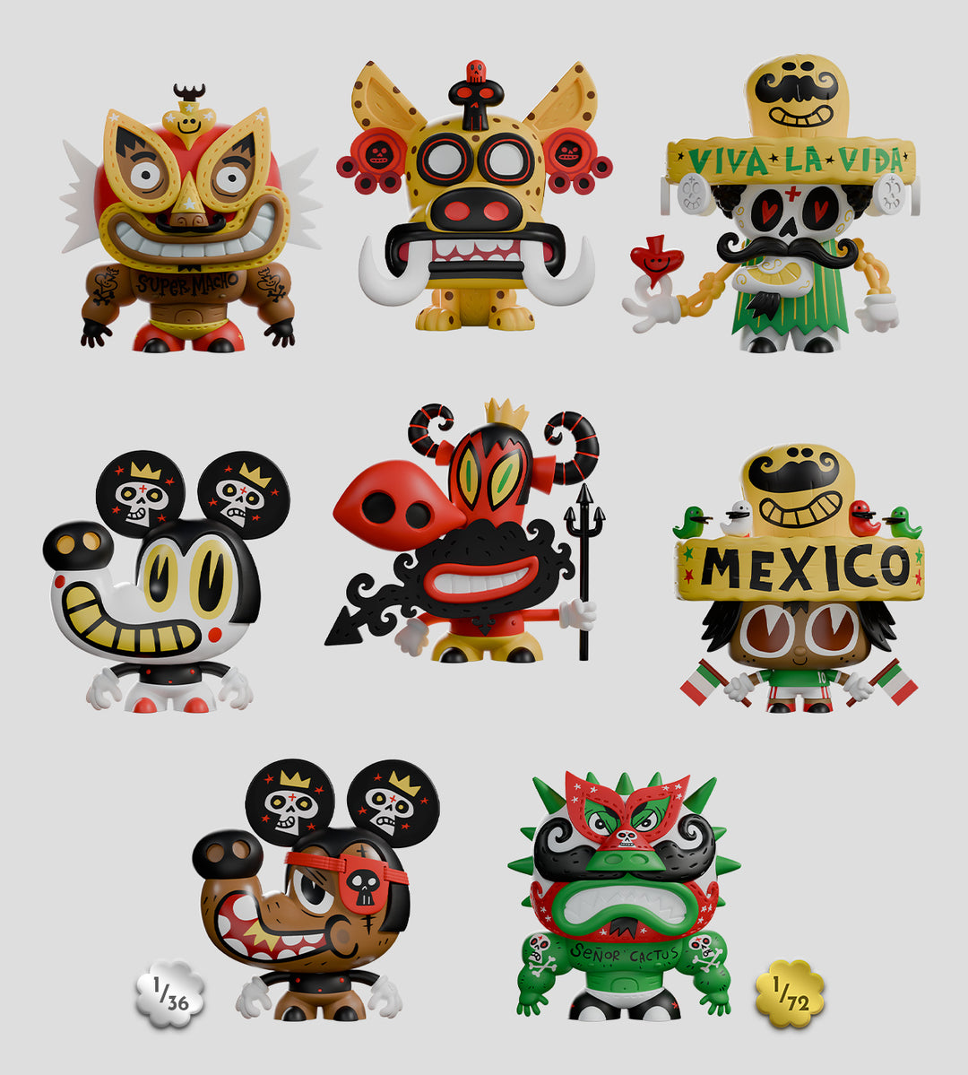 Super Machitos Blind Box Blind Box Kaleidos Creative