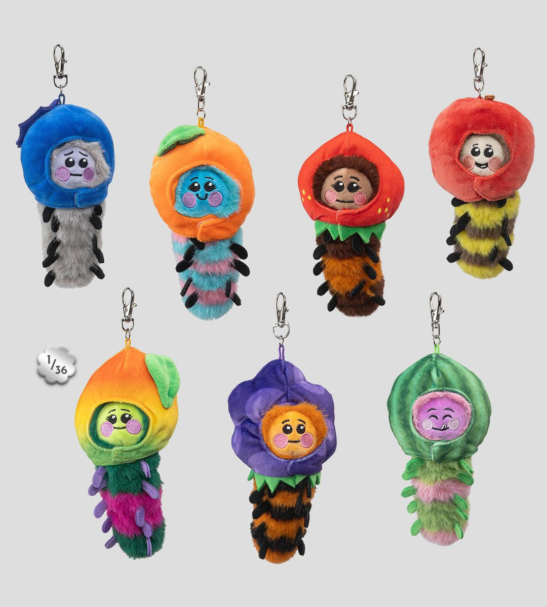 Wooly Bear and Friends Plush Keychain Blind Box Blind Box Kaleidos Creative
