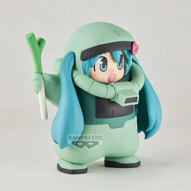 Gundam 45th × Hatsune Miku Zaku Figure Art toy Banpresto