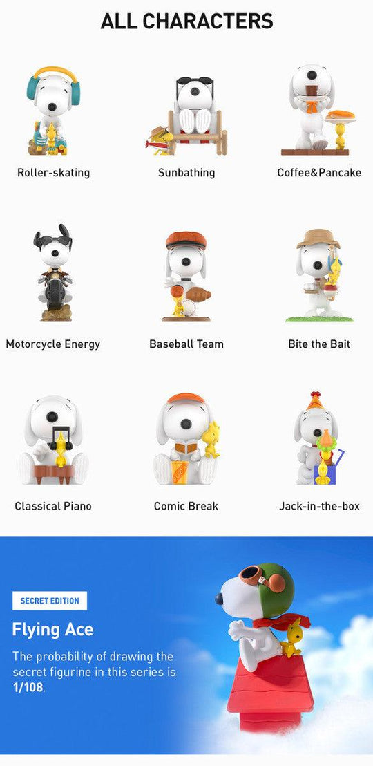 Snoopy The Best Friends Blind Box Series blind boxes POP MART x Peanuts