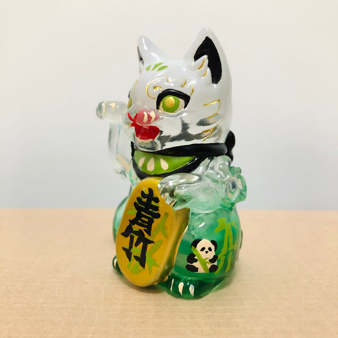 Bamboo Lucky Cat by Genkosha Sofubi 幻狐舍 genkosha