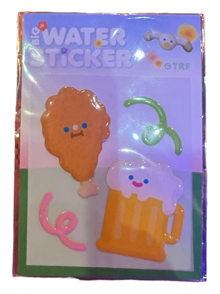 Beer + Drumstick Water Sticker - Bubble Wrapp Toys
