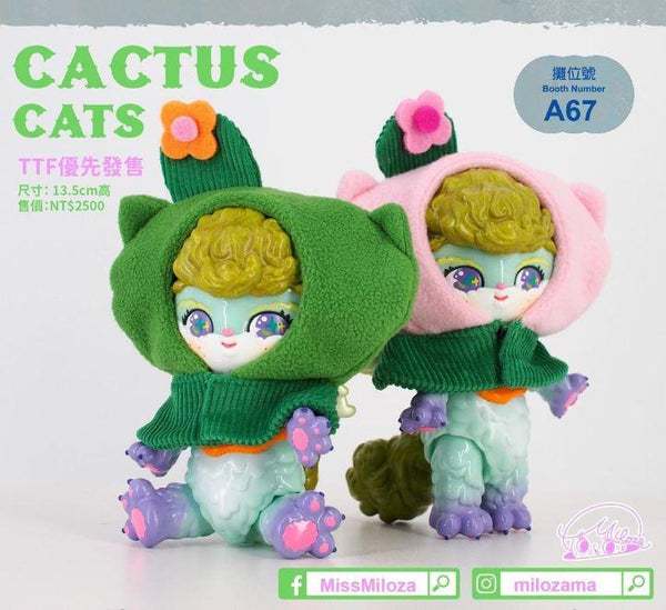 Cactus Cat by Miloza Ma - Preorder - Bubble Wrapp Toys