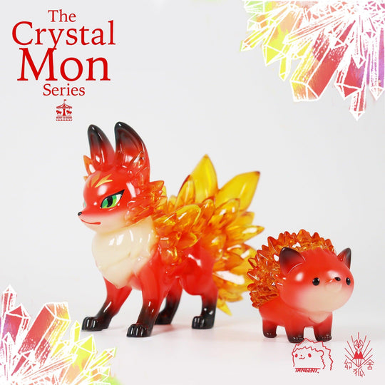 Crystal Phantom Fox & Sunstone Bokey Designer Art Toy 幻狐舍 X Tangent X Merry Go Round